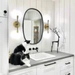 Should bathroom mirror be wider than sink