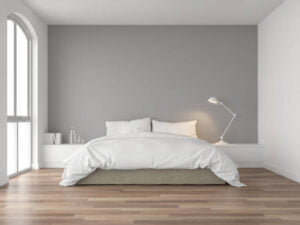 Grey Two Colour Combination for Bedroom Walls