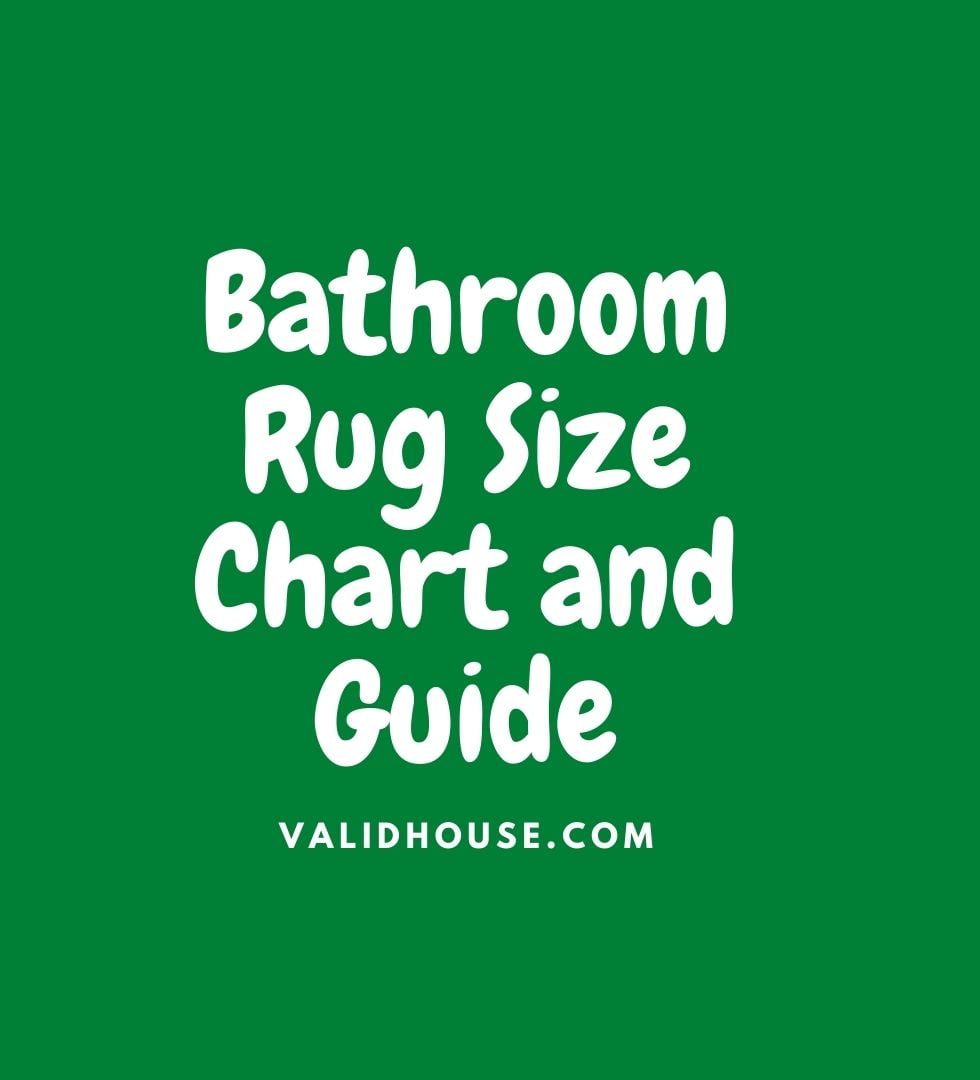 Bathroom Rug Size Chart And Guide, What Size Rug For Bathroom