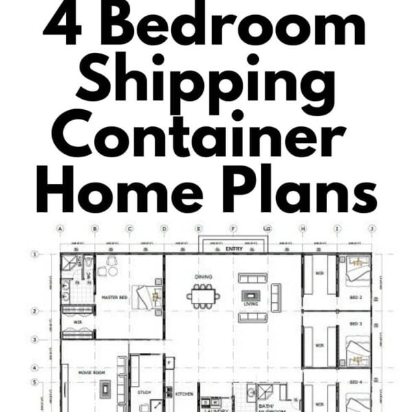 4 Bedroom Shipping Container Home Plans