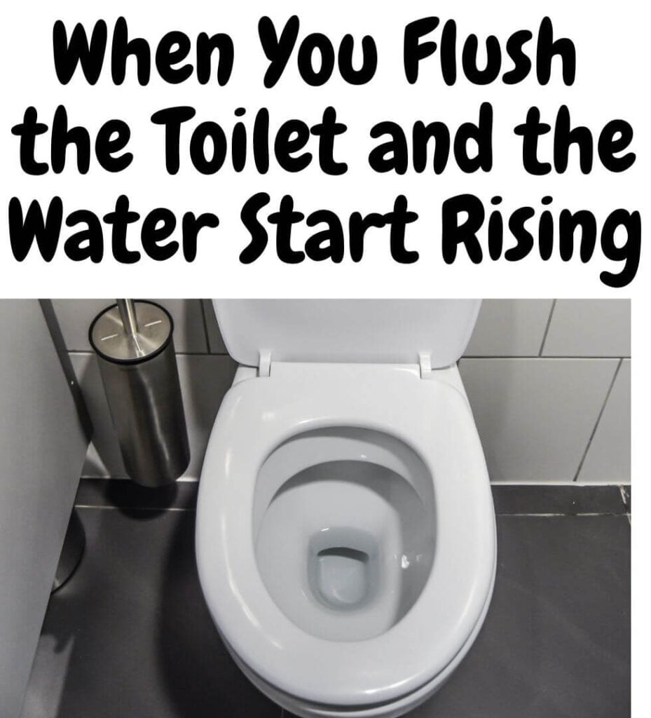 What to Do When You Flush the Toilet and the Water Start Rising ...