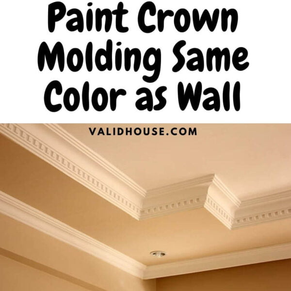 Paint Crown Molding Same Color as Wall
