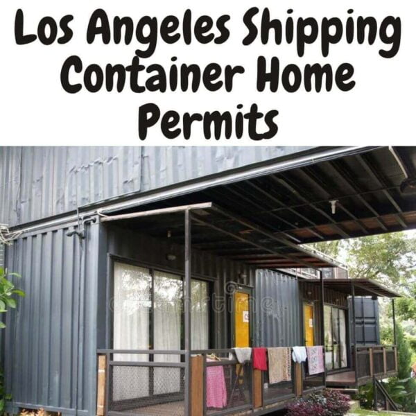Los Angeles Shipping Container Home Permits